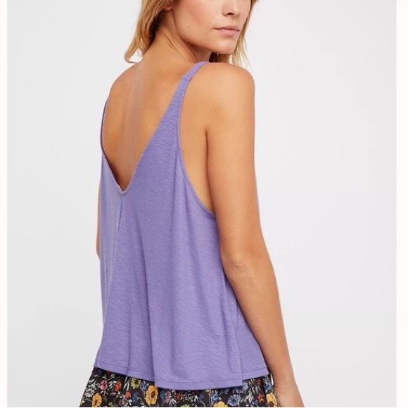 NWT Free People Tops | Intimately Free People Dusty Iris Dani Swing Tank Small - Picture 2 of 5